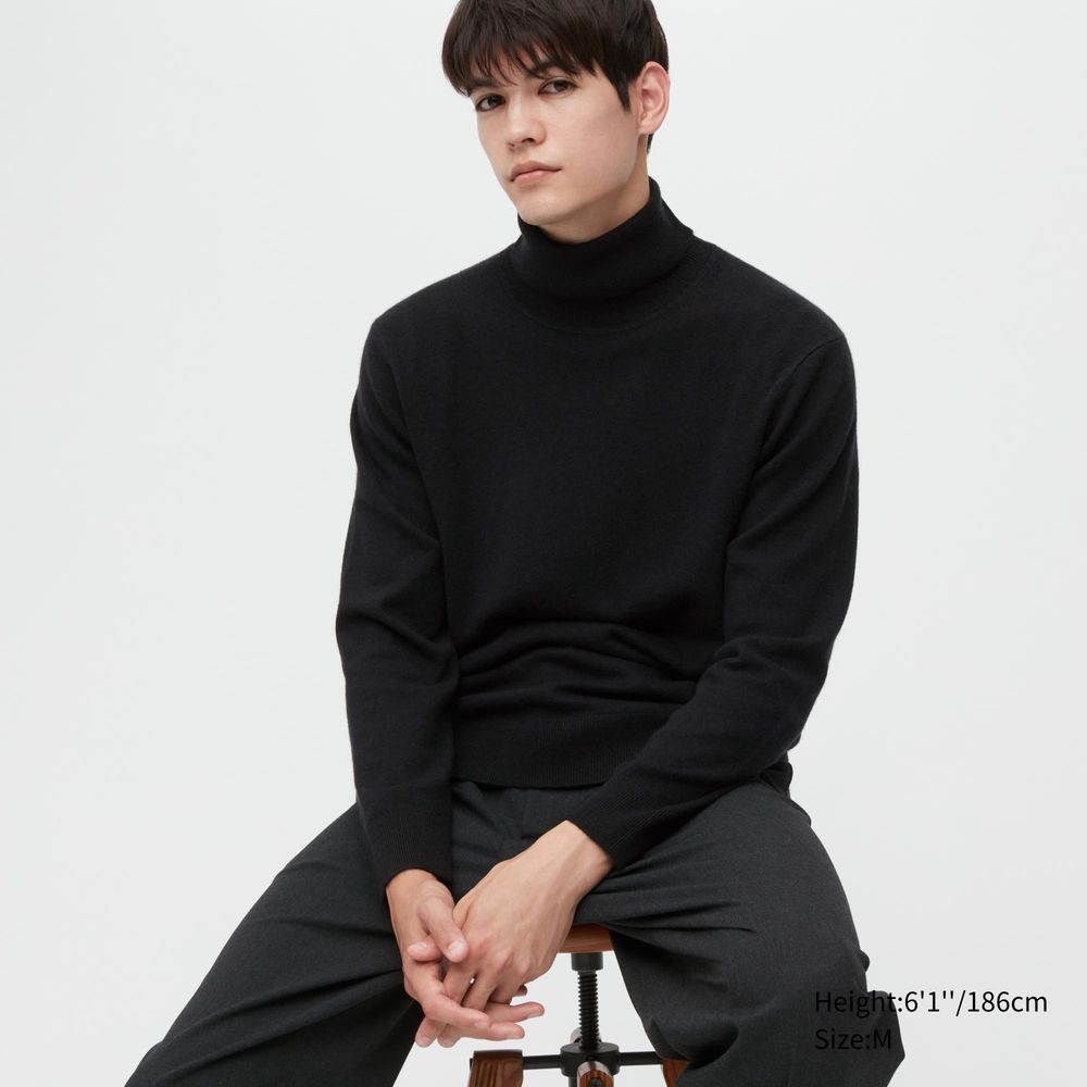 CASHMERE TURTLENECK SWEATER