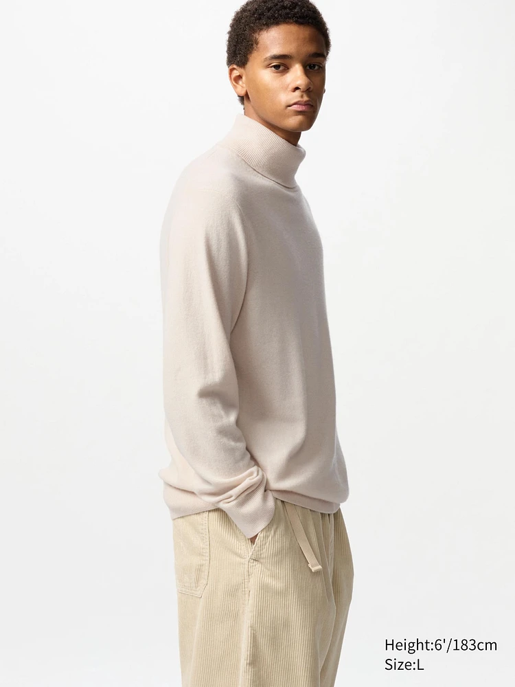 CASHMERE TURTLENECK SWEATER