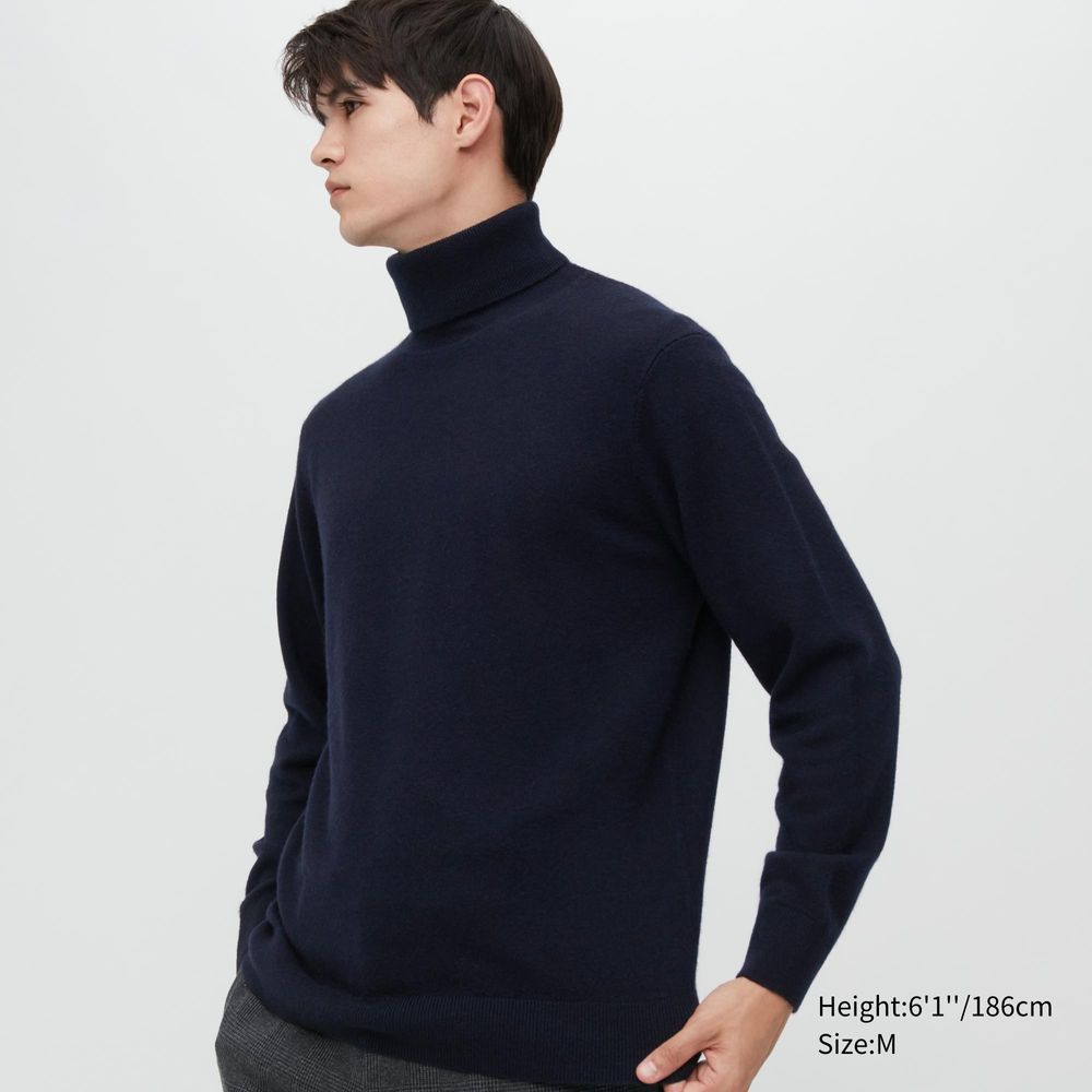 CASHMERE TURTLENECK SWEATER