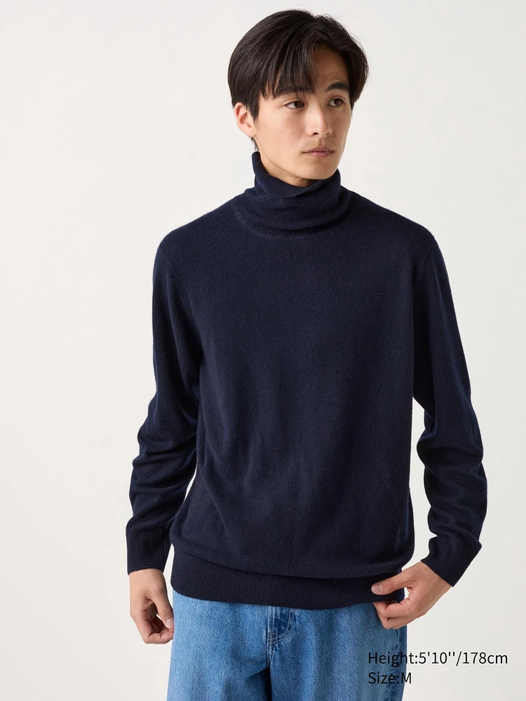 CASHMERE TURTLENECK SWEATER