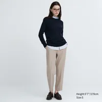 SMART ANKLE PANTS (WOOL LIKE)