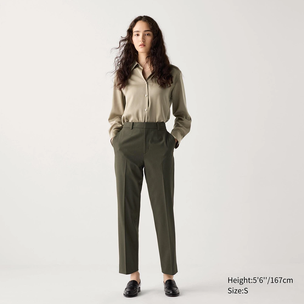 SMART ANKLE PANTS (WOOL LIKE)