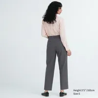 SMART ANKLE PANTS (WOOL LIKE)