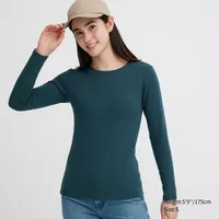 HEATTECH COTTON CREW NECK T (EXTRA WARM)