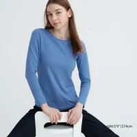 HEATTECH COTTON CREW NECK T (EXTRA WARM)