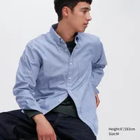 EXTRA FINE COTTON BROADCLOTH SHIRT (BUTTONED DOWN COLLAR