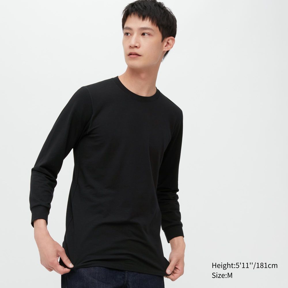 HEATTECH EXTRA WARM COTTON CREW NECK T-SHIRT