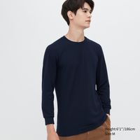 HEATTECH EXTRA WARM COTTON CREW NECK T-SHIRT