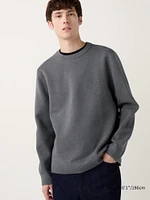 WASHABLE MILANO RIBBED CREW NECK SWEATER