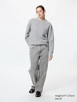 WASHABLE MILANO RIBBED CREW NECK SWEATER