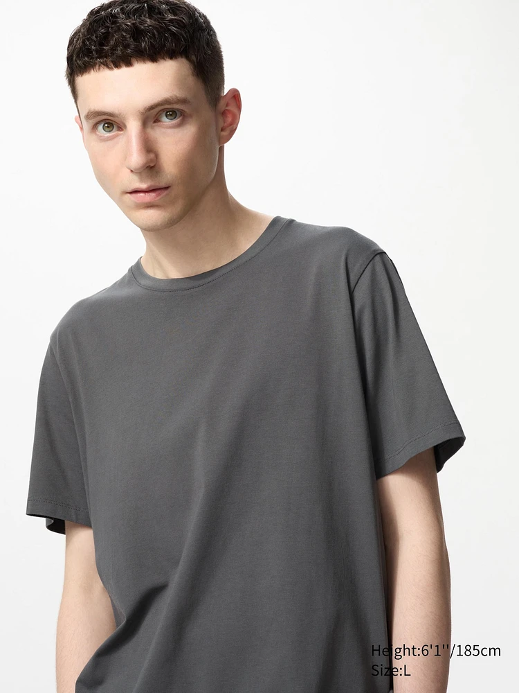SUPIMA COTTON CREW NECK T-SHIRT