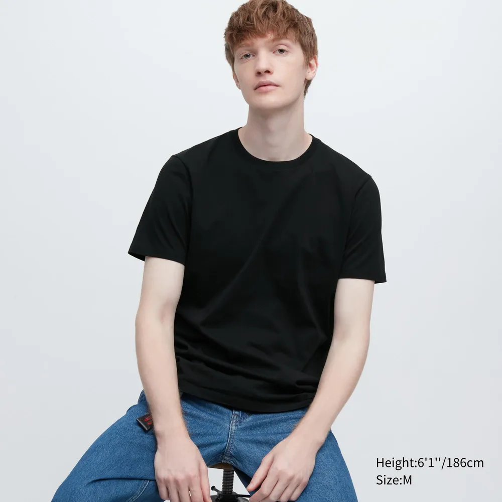 SUPIMA COTTON CREW NECK SHORT SLEEVE T-SHIRT