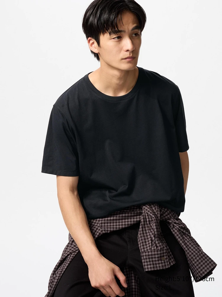 SUPIMA COTTON CREW NECK T-SHIRT
