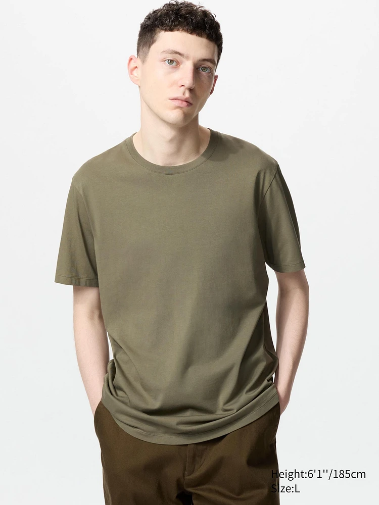 SUPIMA COTTON CREW NECK T-SHIRT