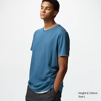 SUPIMA COTTON CREW NECK SHORT SLEEVE T-SHIRT