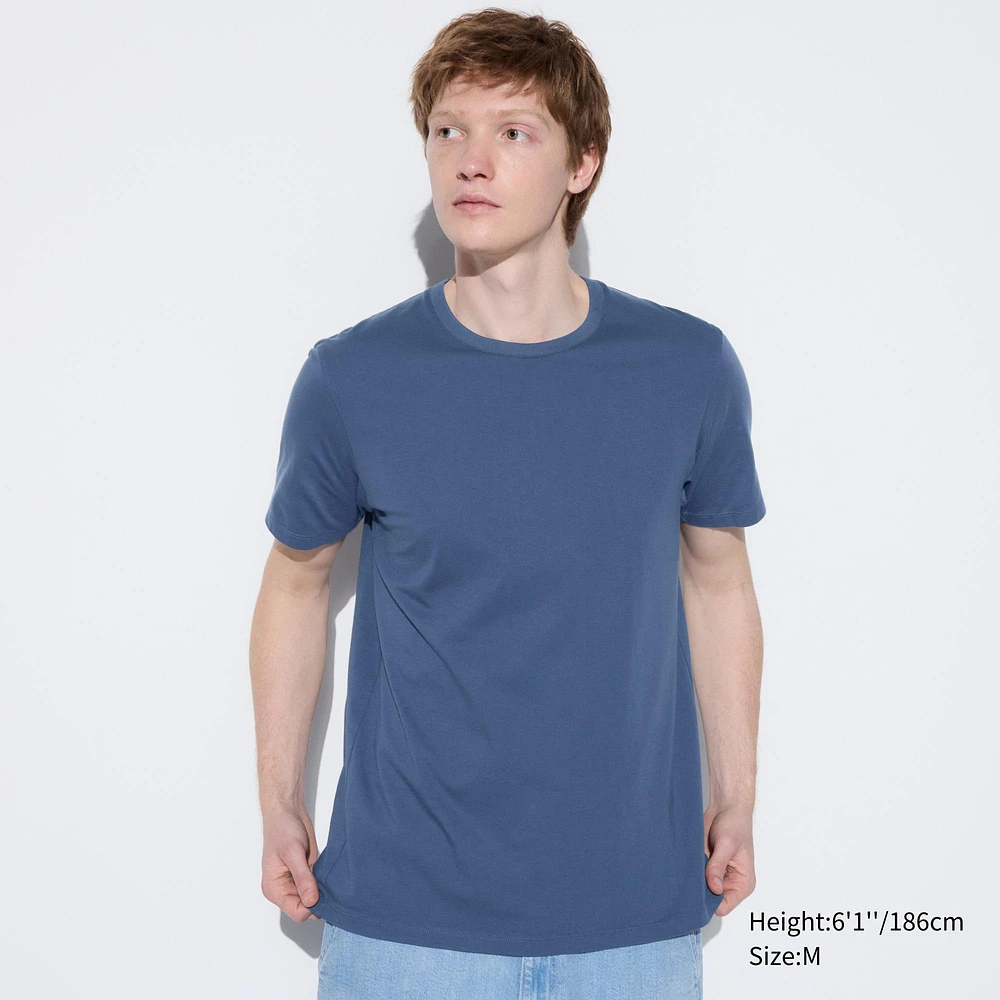 SUPIMA COTTON CREW NECK SHORT SLEEVE T-SHIRT