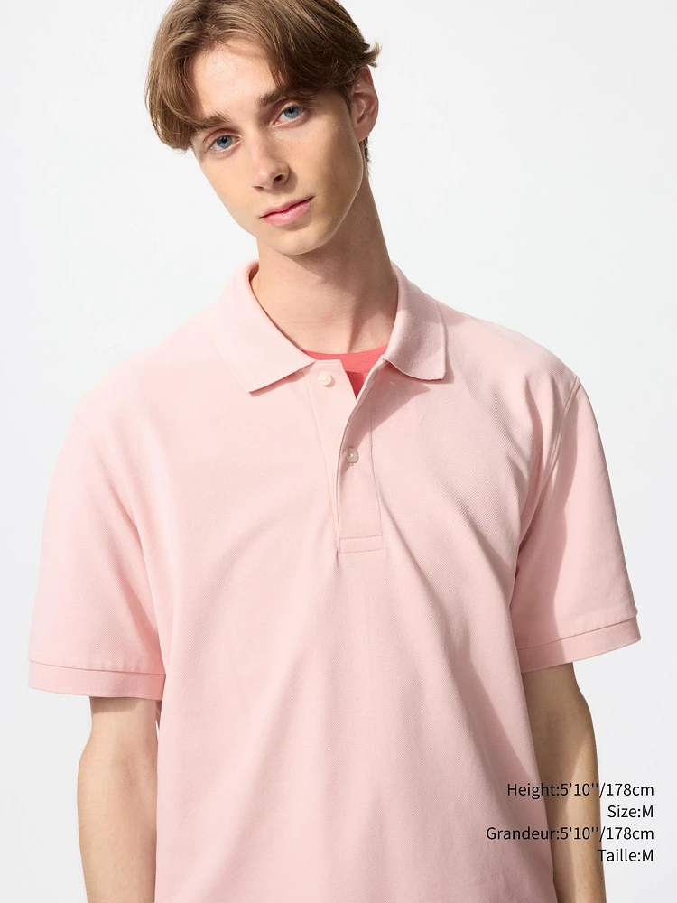 DRY PIQUE SHORT SLEEVE POLO SHIRT