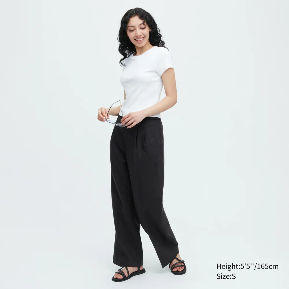 Fitting Room Review Uniqlo Cotton Linen Pants  Welcome Objects