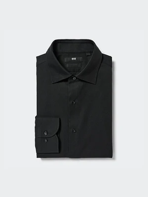 SUPER NON IRON SLIM FIT SHIRT | SEMI-WIDE COLLAR