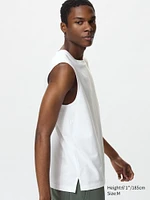 AIRism COTTON SLEEVELESS T-SHIRT