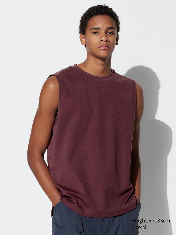 AIRism COTTON SLEEVELESS T-SHIRT