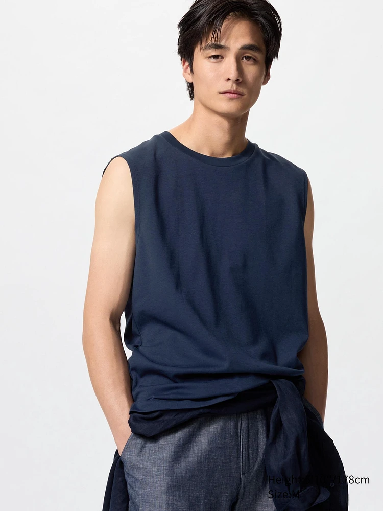 AIRism COTTON SLEEVELESS T-SHIRT