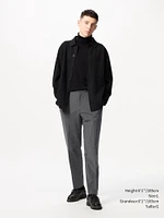 SMART ANKLE PANTS (WOOL LIKE) (LONG)