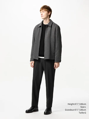 SMART ANKLE PANTS (WOOL LIKE) (LONG)