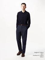 SMART ANKLE PANTS (WOOL LIKE) (LONG)
