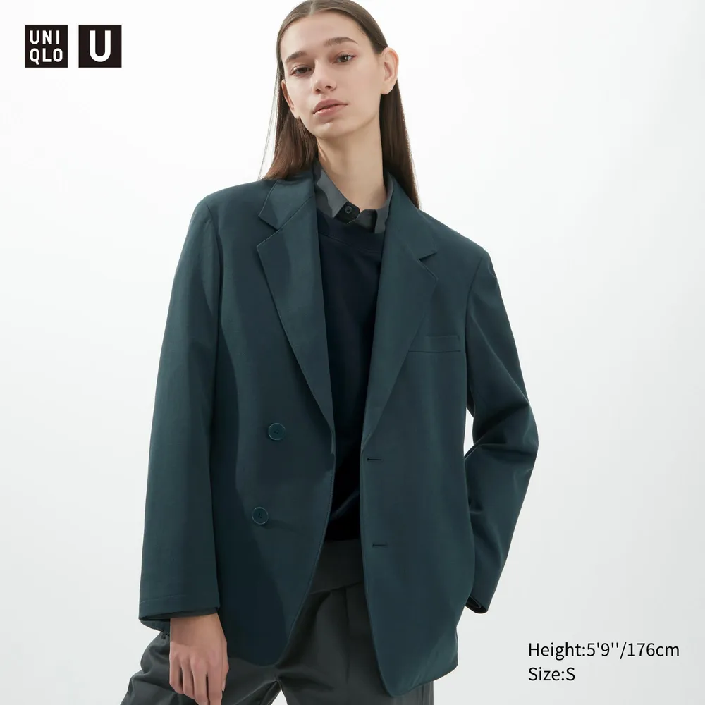 WOMENS JERSEY RELAXED JACKET  UNIQLO VN