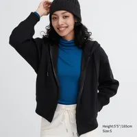 HEATTECH PILE LINED SWEAT FULL-ZIP HOODIE