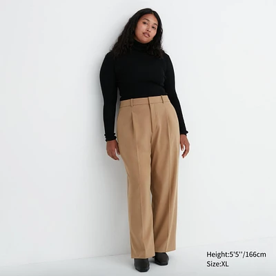 PLEATED WIDE PANTS