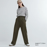 PLEATED WIDE PANTS