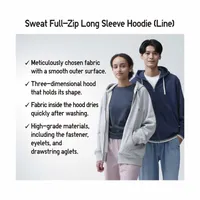 SWEAT LONG SLEEVE FULL-ZIP HOODIE