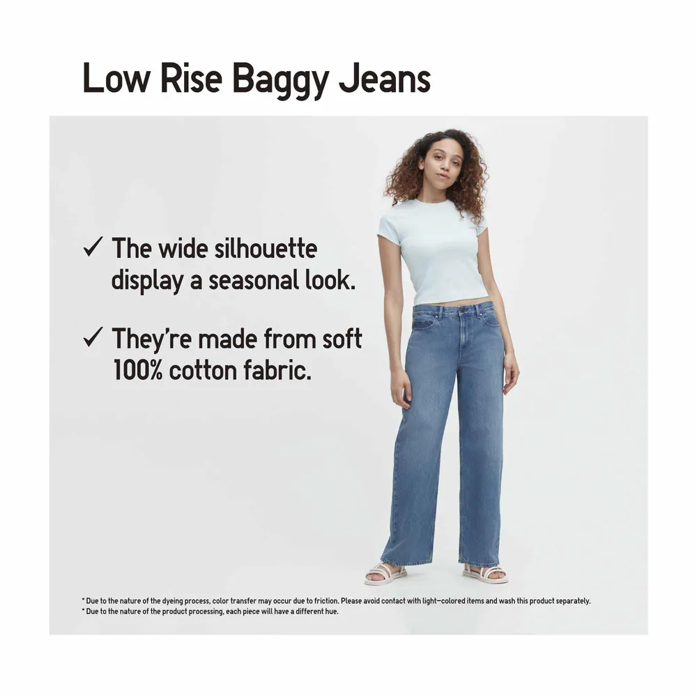 Low Rise Baggy Fit Jeans