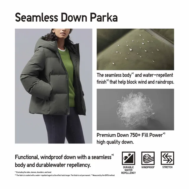 SEAMLESS DOWN SHORT COAT (NANODESIGN)