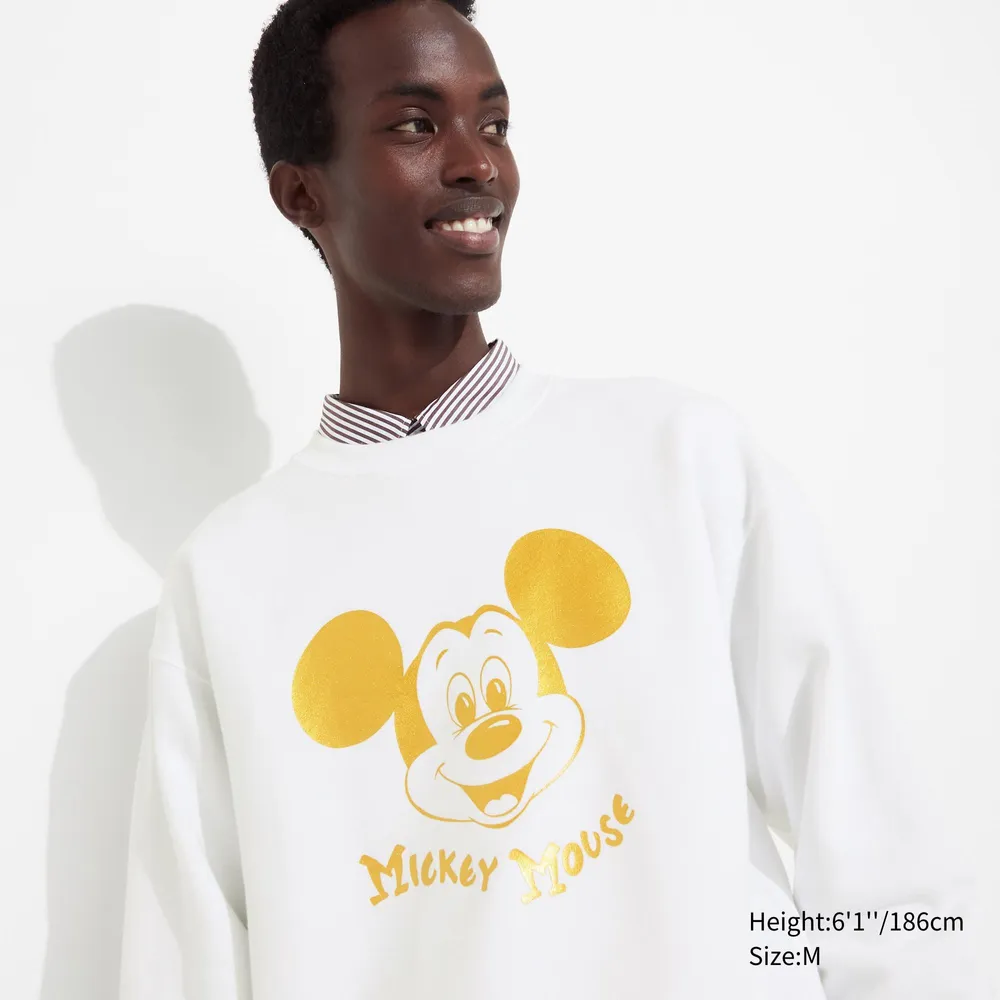 UNIQLO MICKEY SHINES UT SWEAT LONG SLEEVE SHIRT