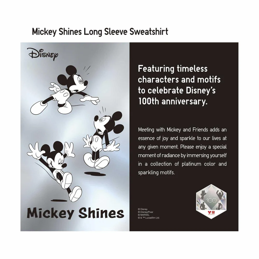 DISNEY SWEAT LONG SLEEVE SHIRTS