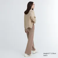 WASHABLE KNIT RIBBED PANTS