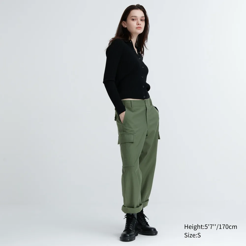 WIDE STRAIGHT CARGO PANTS