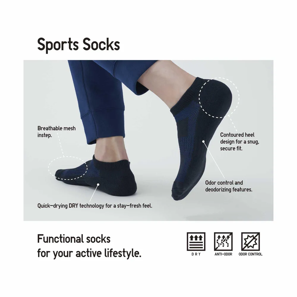 SPORTS PILE LINED SHORT SOCKS