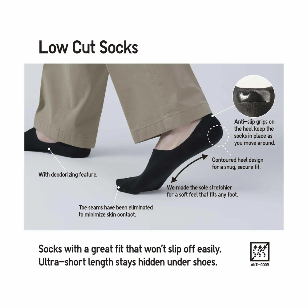 PILE LOW CUT SOCKS