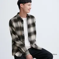 FLANNEL CHECKED LONG SLEEVE SHIRT