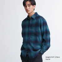 FLANNEL CHECKED LONG SLEEVE SHIRT