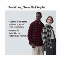 FLANNEL CHECKED LONG SLEEVE SHIRT