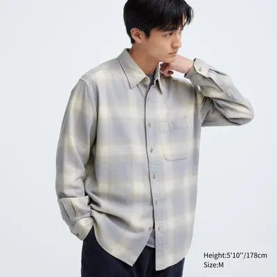 FLANNEL CHECKED LONG SLEEVE SHIRT