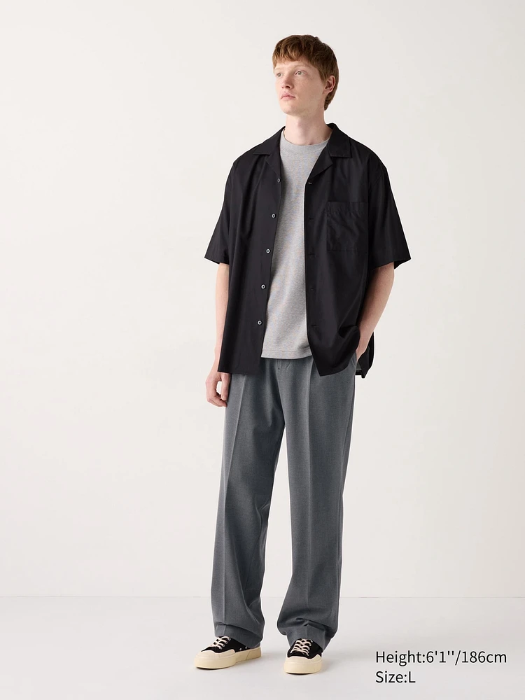 PLEATED WIDE PANTS | TALL