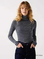 MERINO RIBBED TURTLENECK SWEATER