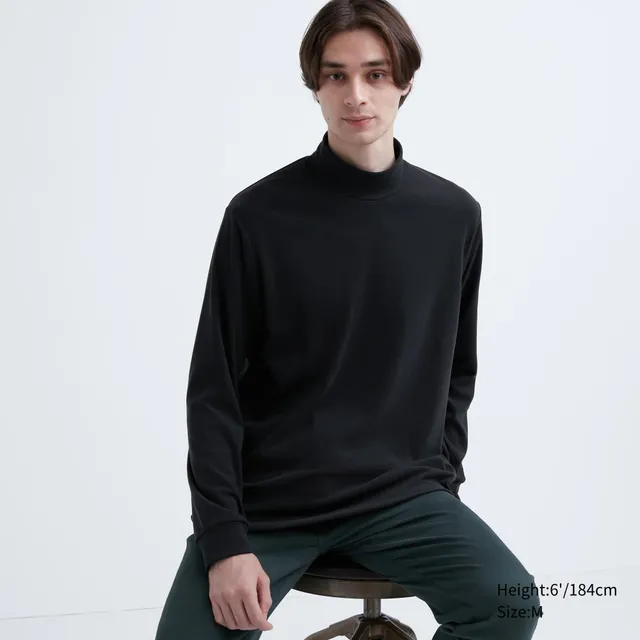 UNIQLO STRETCH FLEECE HALF-ZIP T-SHIRT