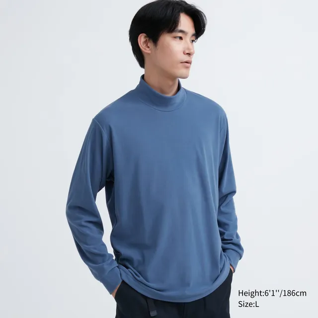 UNIQLO STRETCH FLEECE HALF-ZIP T-SHIRT